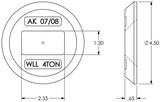 Forged Alloy Weld-In Round Plate (34962)