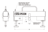 5,000# SGL HOOK FORKLIFT BEAM INSIDE SHACKLE MOUNT (11619)