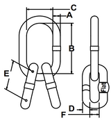 3/4" Sub-Assembly with Intermediate Links
