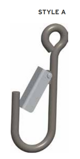 3/8" 6" 365# LATCHING J-HOOK STYLE A (14924)
