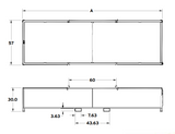 2,500 # MATL BASKET 172" SIDE SWING DOOR NOT FOR PERSONNEL LIFTING (25459)