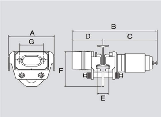 MT Series Motorized Trolley 11,000 lbs WLL (MT-500)