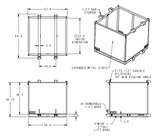 4,400# PALLET LIFTING CAGE 52" INSIDE USABLE (25504)