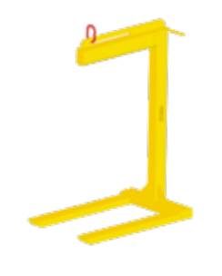 2,000# DUAL BALE PALLET LIFTER 36" FORK LENGTH (14511)