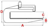 Kenco Mechanical Pipe Hook (PH12000M)