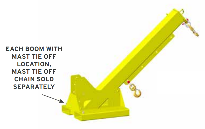 ADJUSTABLE PIVOT BOOM WITH SWIVEL HOOK (25107)