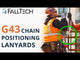 23" Premium Rebar Positioning Assembly with Chain and Steel Swivel Rebar Hook (8250)