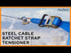 100' SteelGrip Plus™ Temporary Cable HLL System with Web Pass-through Anchors (602100AR)