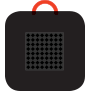 36"x36"x2" Square SafetyTech Pad with Interlocking Pyramids (PSC-D3636-2)