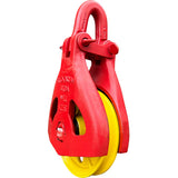 Skookum Ropemaster 15 Ton 15" Half Sided Block with SWIVEL SHACKLE