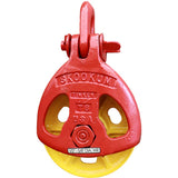 Skookum T Series 17.5 Ton 10" Cast Half Sided Block with REGULAR YOKE
