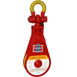 Skookum 8 ton 10" Alloy Snatch Block with SWIVEL SHACKLE (10" x 8T) (1000152)