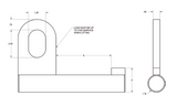 3,400# 6" MANHOLE KEY  (19123)