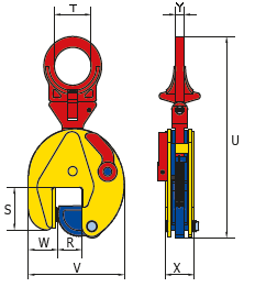 9 Ton TSU Vertical Lifting Clamp