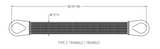 2,300# WLL VERTICAL & CHOKER TRI-TRI WIRE MESH SLING 2X3' (WMTT2-3)