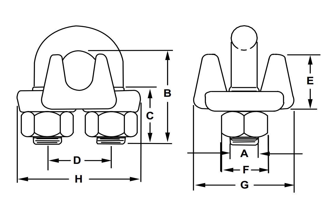 1/2" Wire Rope Clips