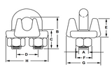 1/2" Wire Rope Clips