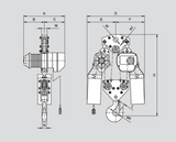 S Series Electric Chain Hoist 22,000 lbs WLL (YSS-1000)