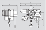 STD Series Electric Chain Hoist 4,400 lbs WLL (YSTD-200)