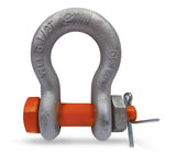 1-1/2" 17 ton Bolt, Nut, & Cotter Carbon Anchor Shackle