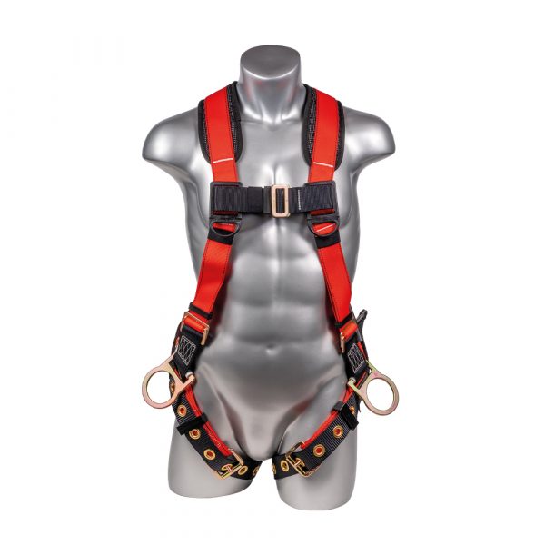 HARNESS 5PT., GROMMET LEGS, PADDED BACK, BACK/SIDE D-RINGS (H21210111)