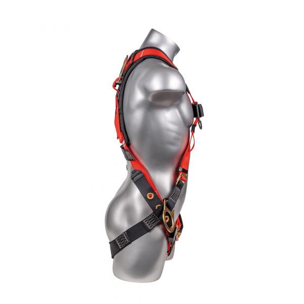 HARNESS 5PT., GROMMET LEGS, PADDED BACK, BACK/SIDE D-RINGS (H21210111)